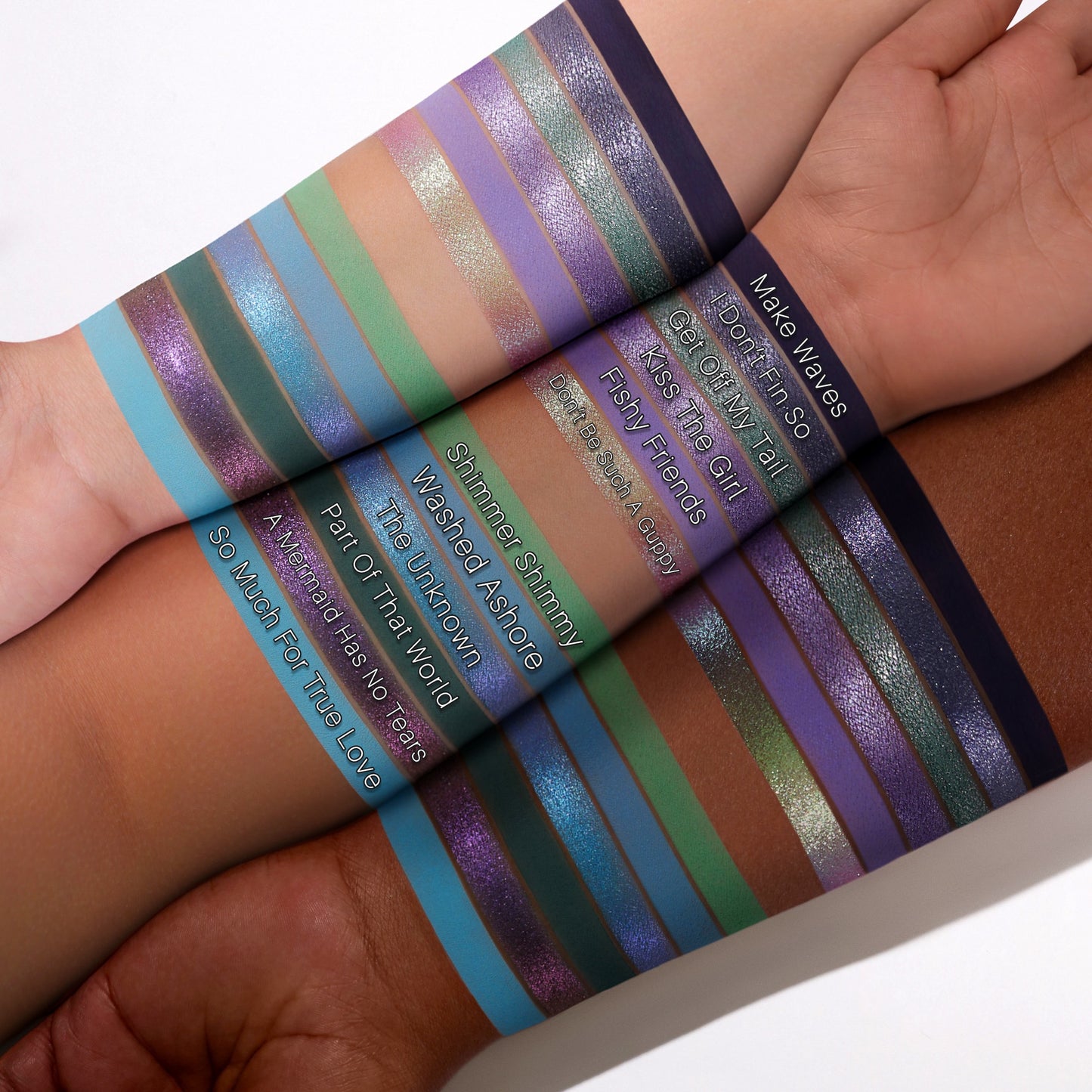 MERMAIZING MERMAID PALETTE SWATCHES