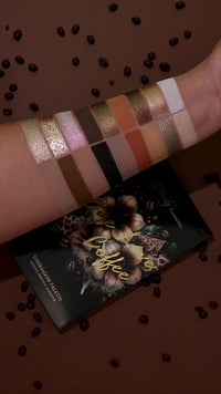 EYE LOVE COFFEE PALETTE SWATCHES