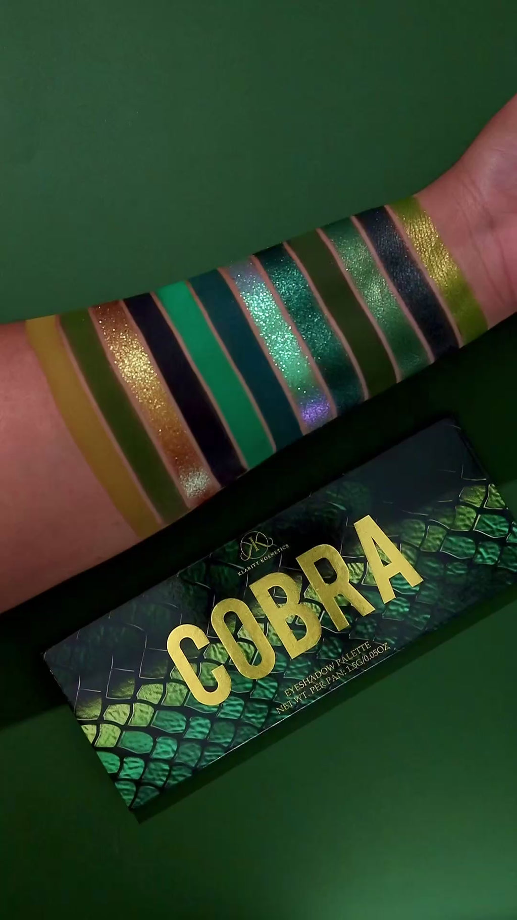 COBRA PALETTE SWATCH VIDEO